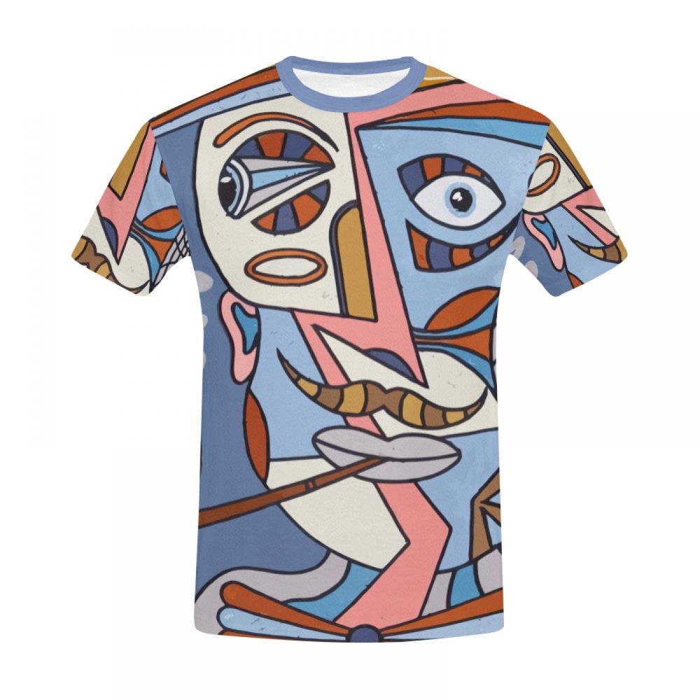 Men's Abstract Art Pipe Short T-shirt Canada