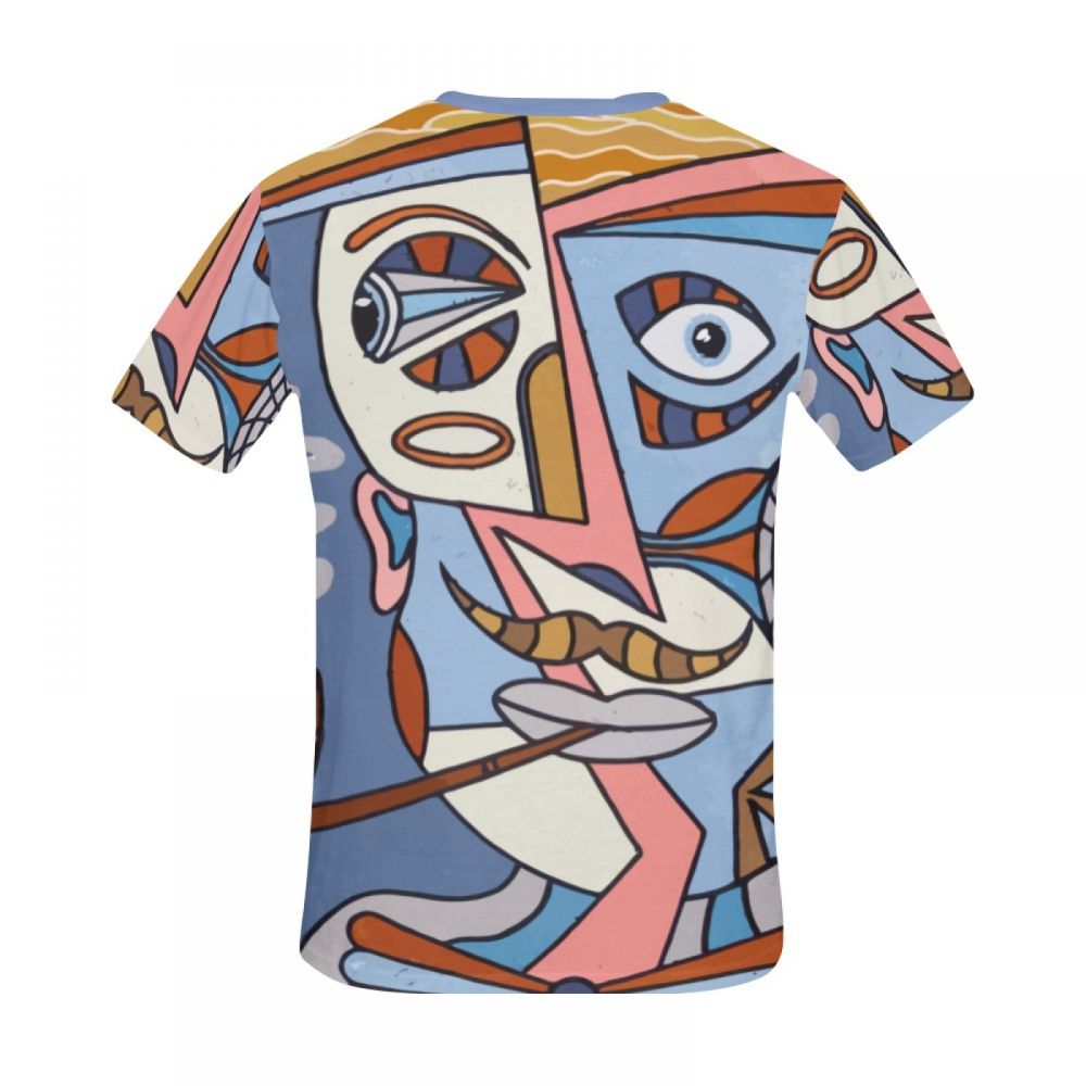 Men's Abstract Art Pipe Short T-shirt Canada