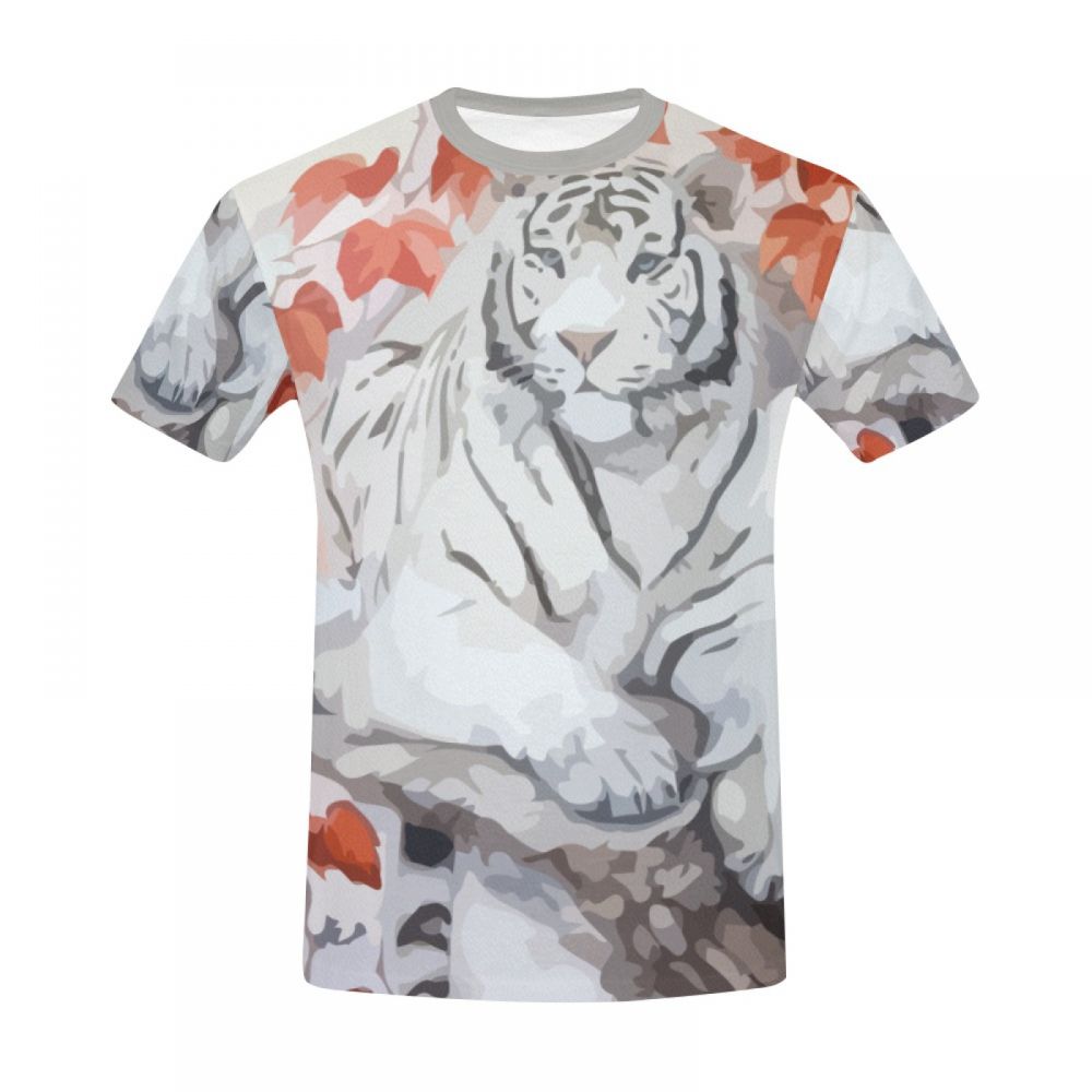 Men's Abstract Art Tiger Courtship Short T-shirt Canada