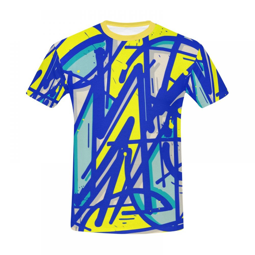 Men's Abstract Art Extrusion Module Short T-shirt Canada