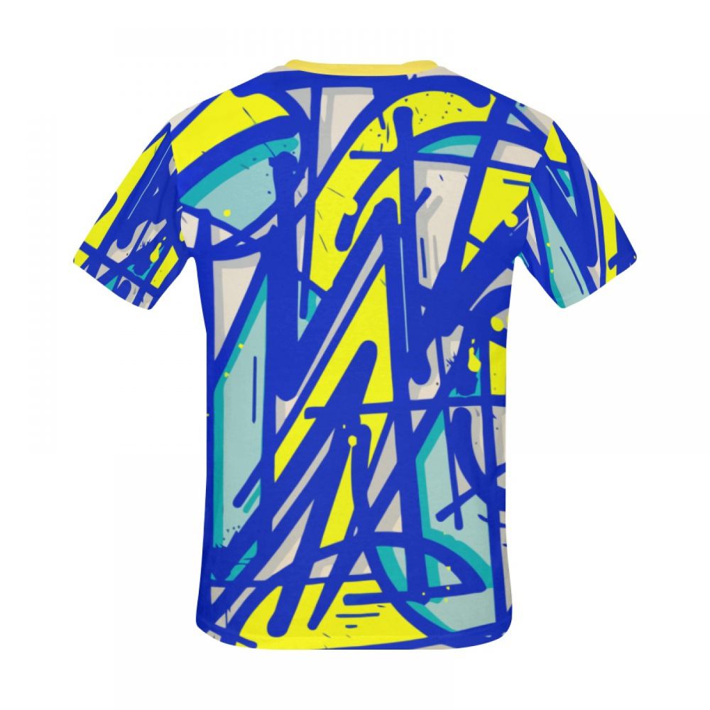 Men's Abstract Art Extrusion Module Short T-shirt Canada