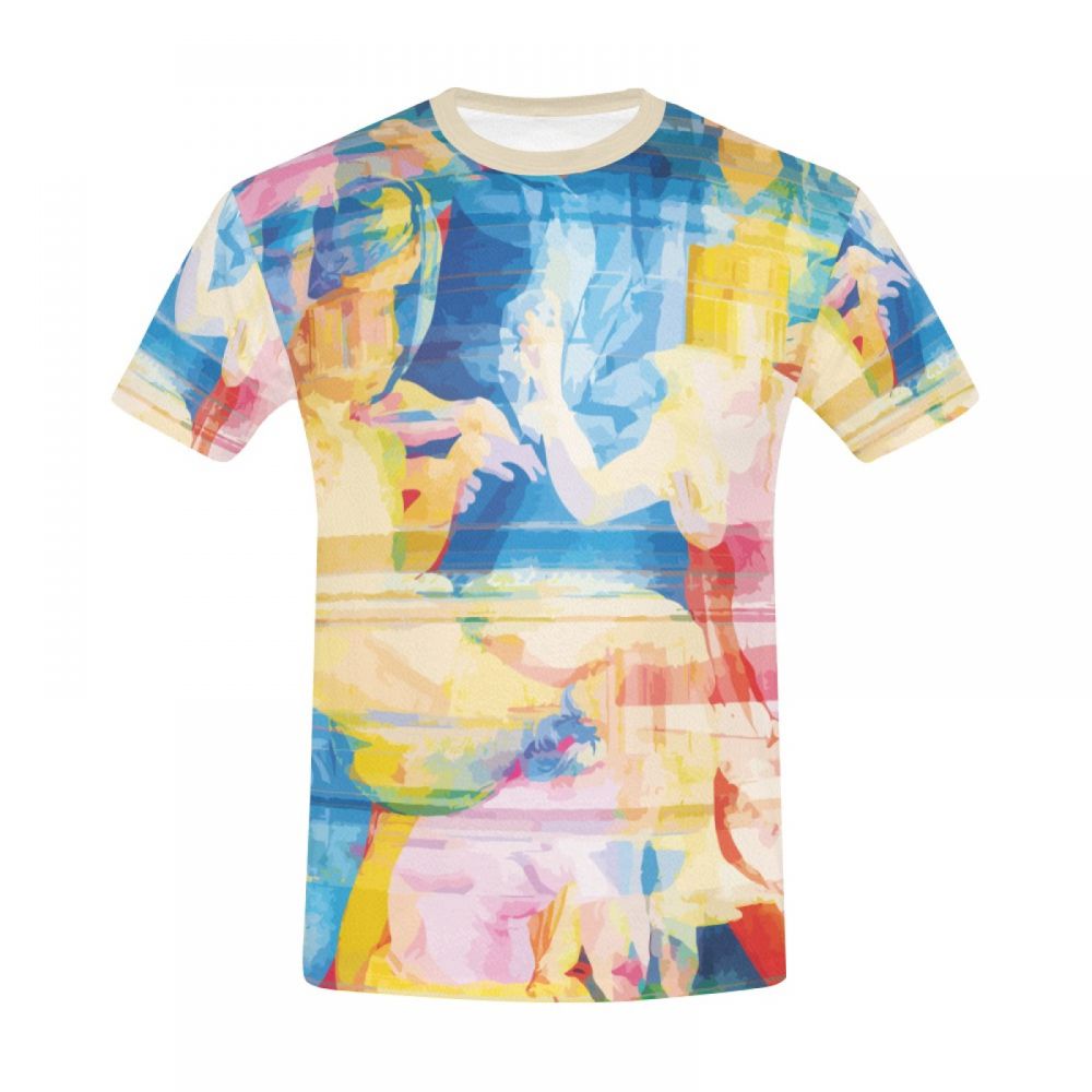 Men's Art Digital Glitch Short T-shirt Canada