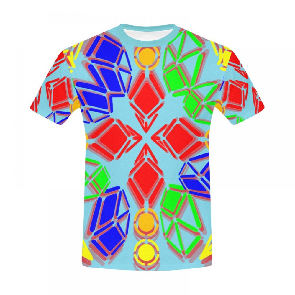 Men's Art Digital Diamond Candy Short T-shirt Canada