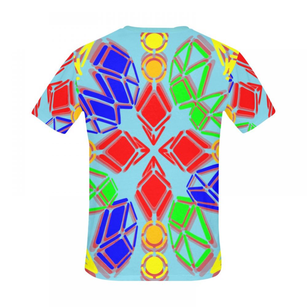 Men's Art Digital Diamond Candy Short T-shirt Canada