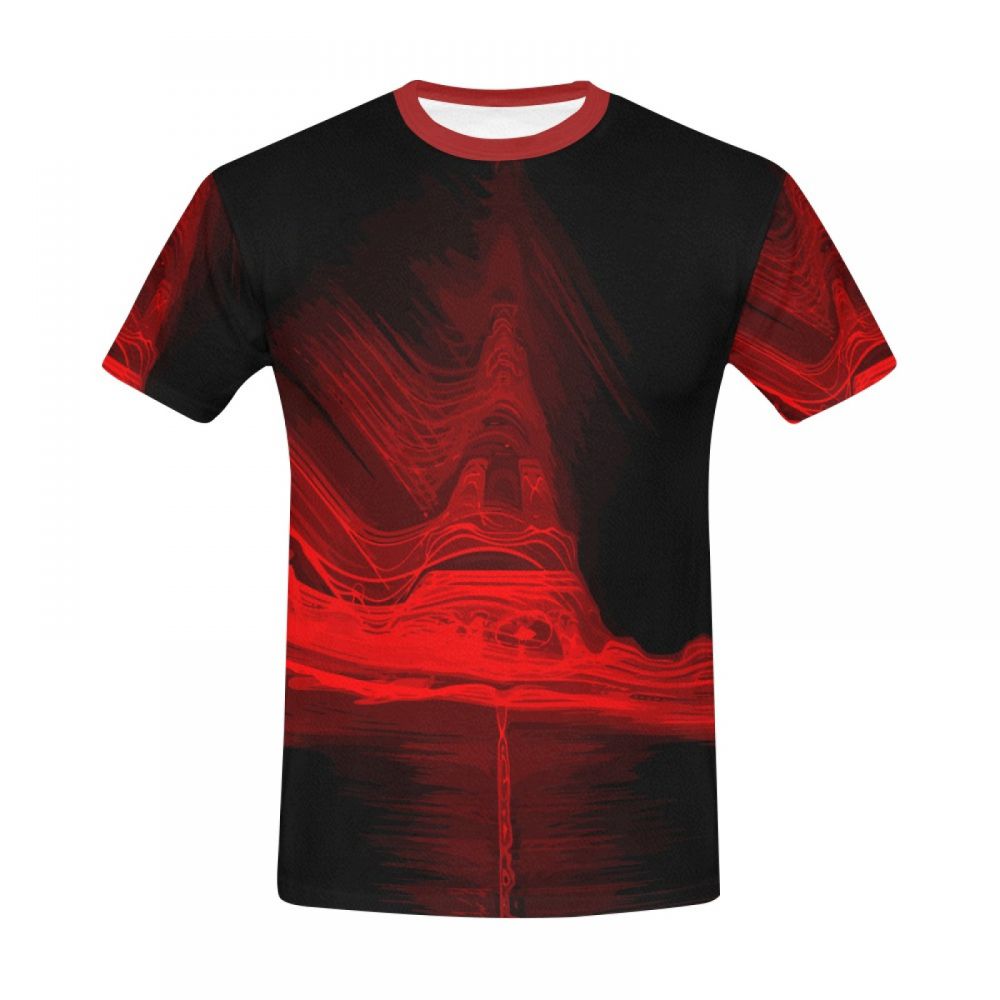 Men's Digital Art Eiffel Tower Short T-shirt Canada