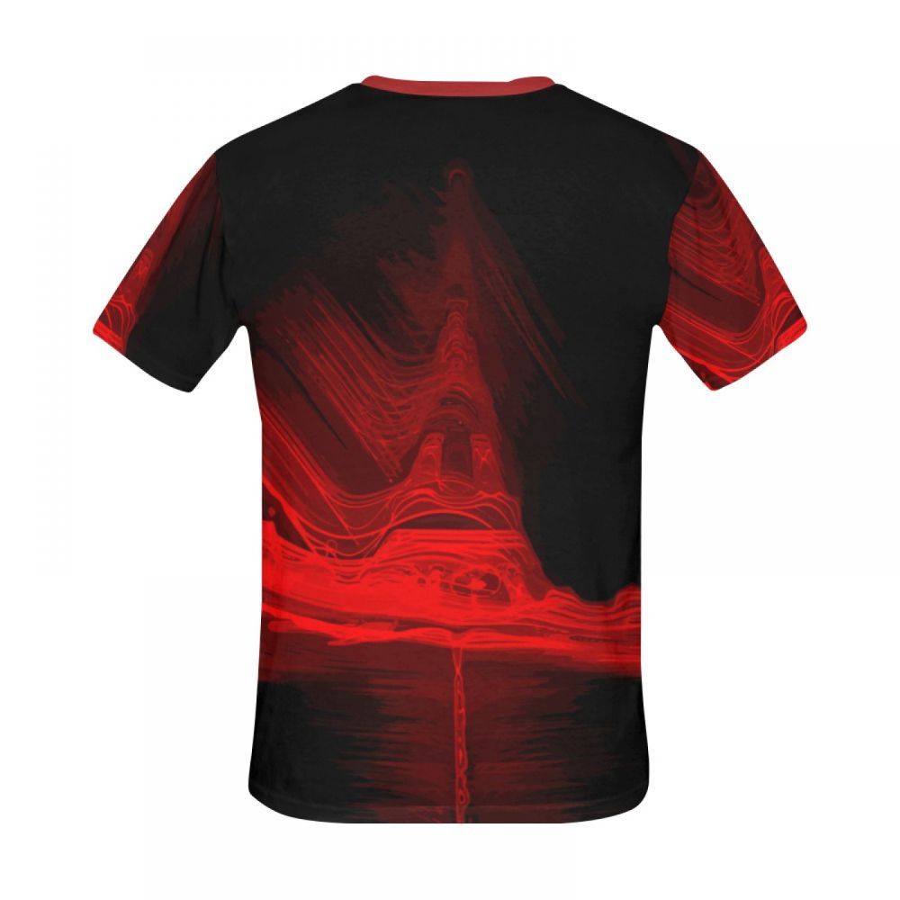 Men's Digital Art Eiffel Tower Short T-shirt Canada