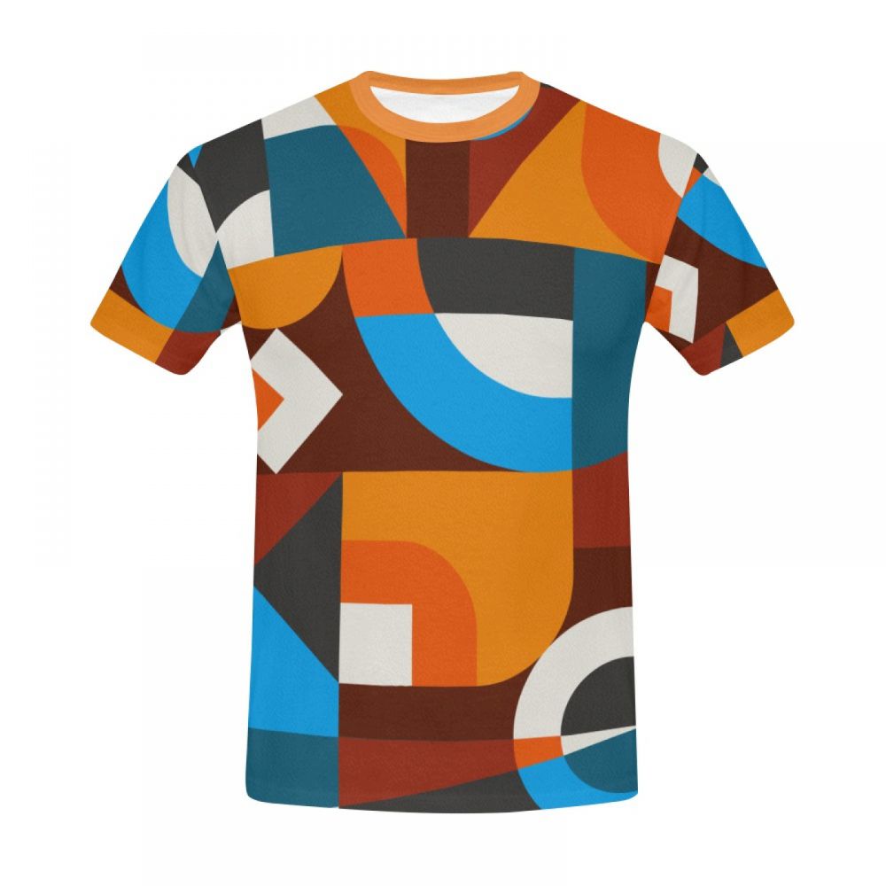 Men's Art Geometric World Short T-shirt Canada