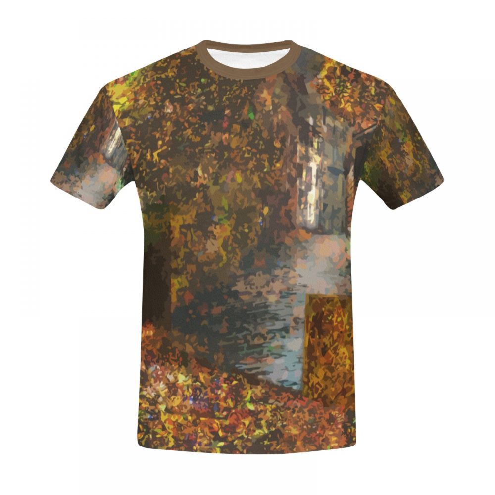 Men's Digital Art Hidden City Short T-shirt Canada