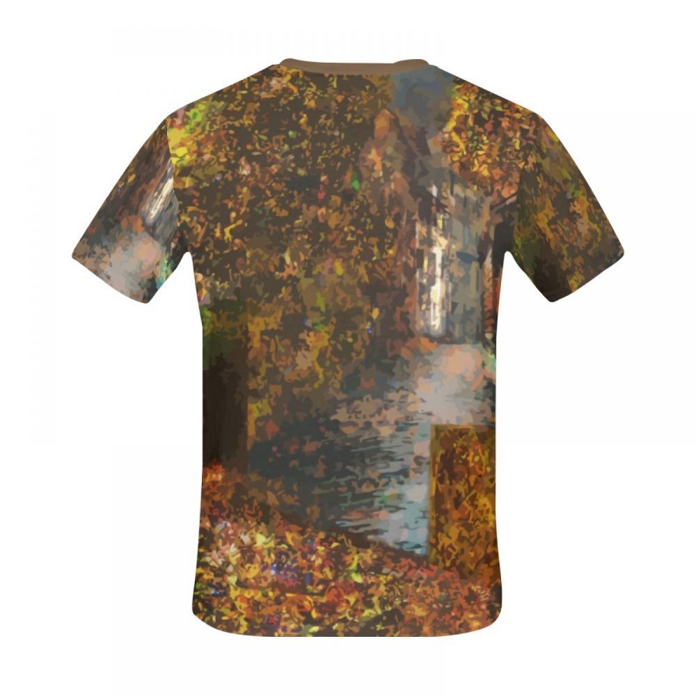 Men's Digital Art Hidden City Short T-shirt Canada