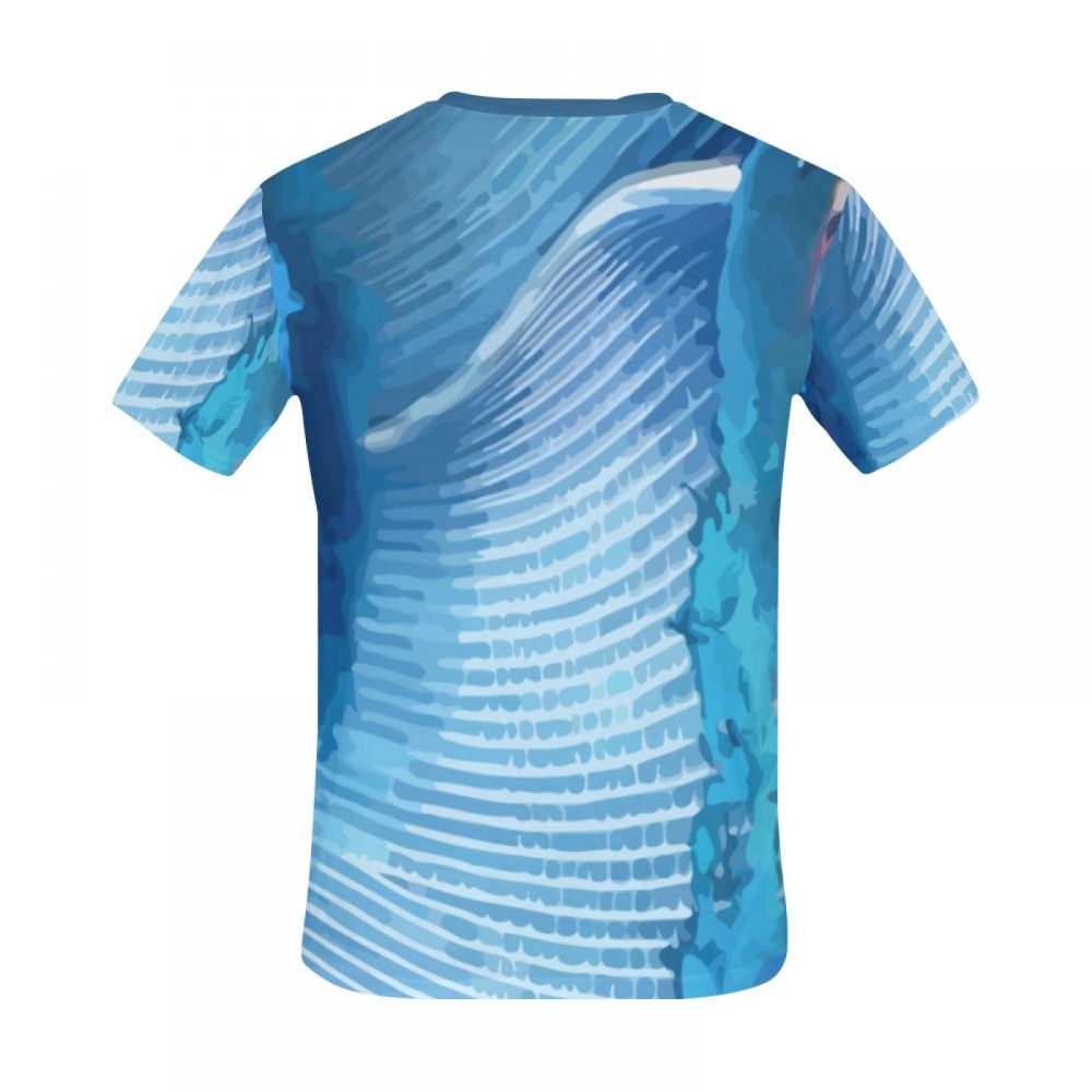 Men's Digital Art Waves Short T-shirt Canada