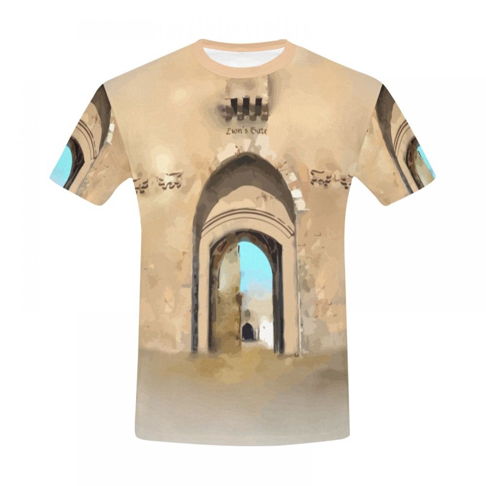 Men's Art Old City Of Jerusalem Short T-shirt Canada