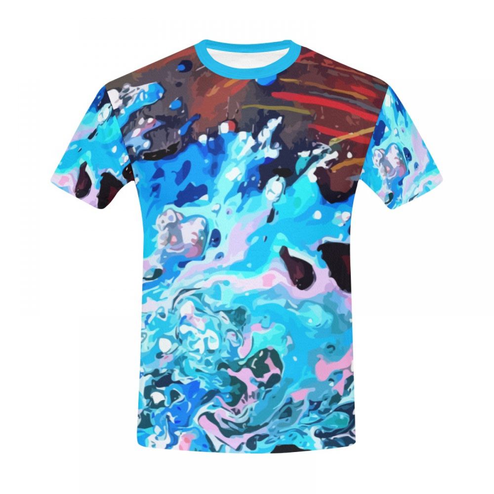 Men's Art Flowers In The Storm Short T-shirt Canada