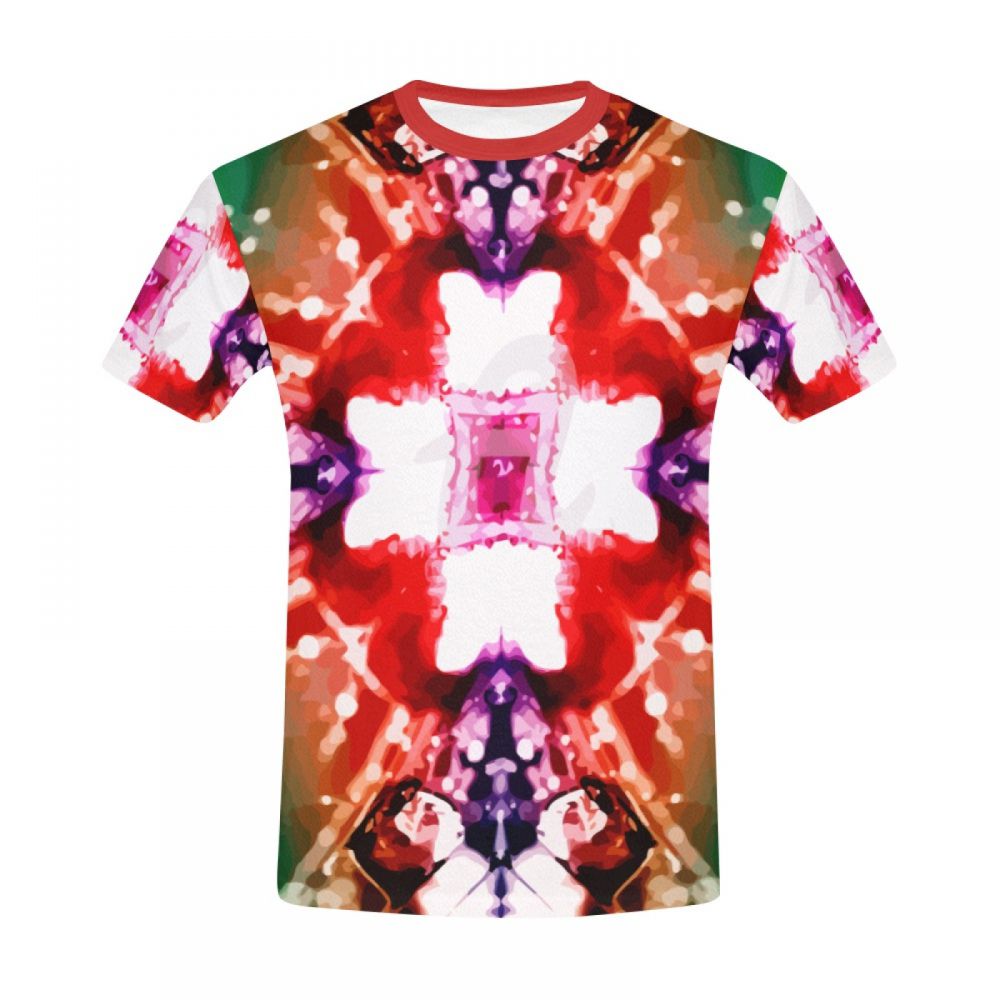 Men's Art Water Drop Kaleidoscope Short T-shirt Canada