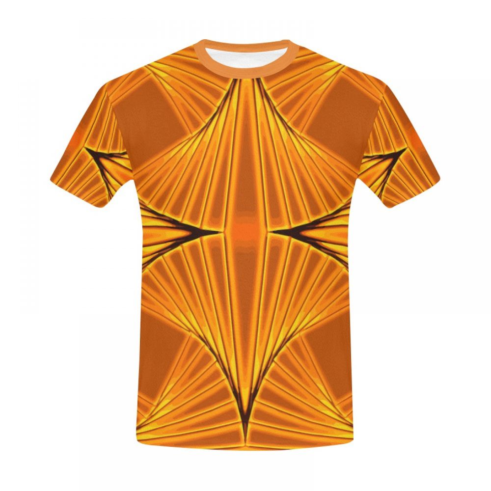 Men's Abstract Art Disco Gold Short T-shirt Canada