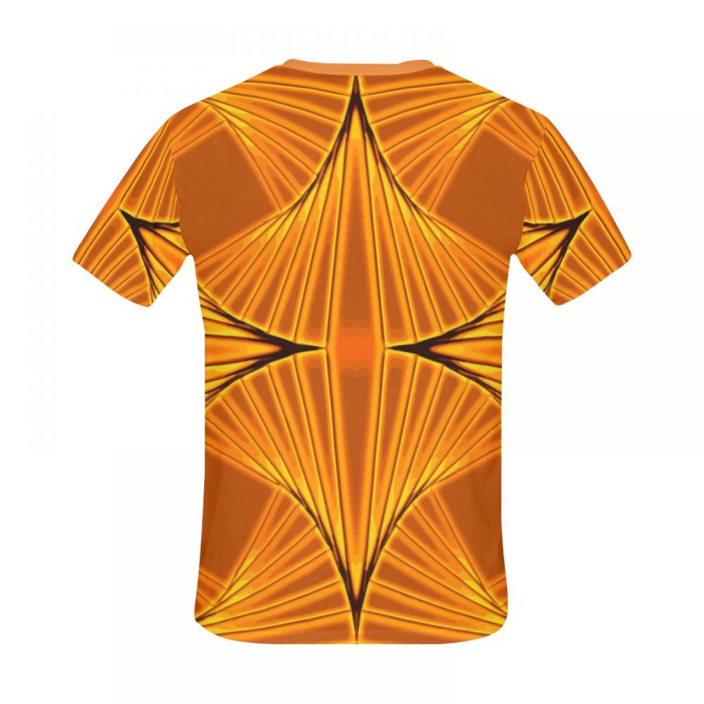 Men's Abstract Art Disco Gold Short T-shirt Canada