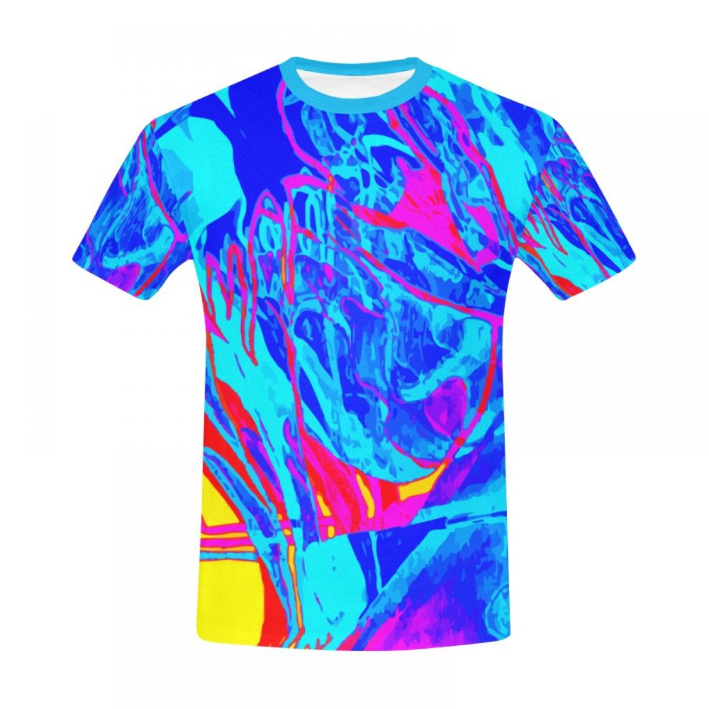 Men's Abstract Art Suffer Short T-shirt Canada