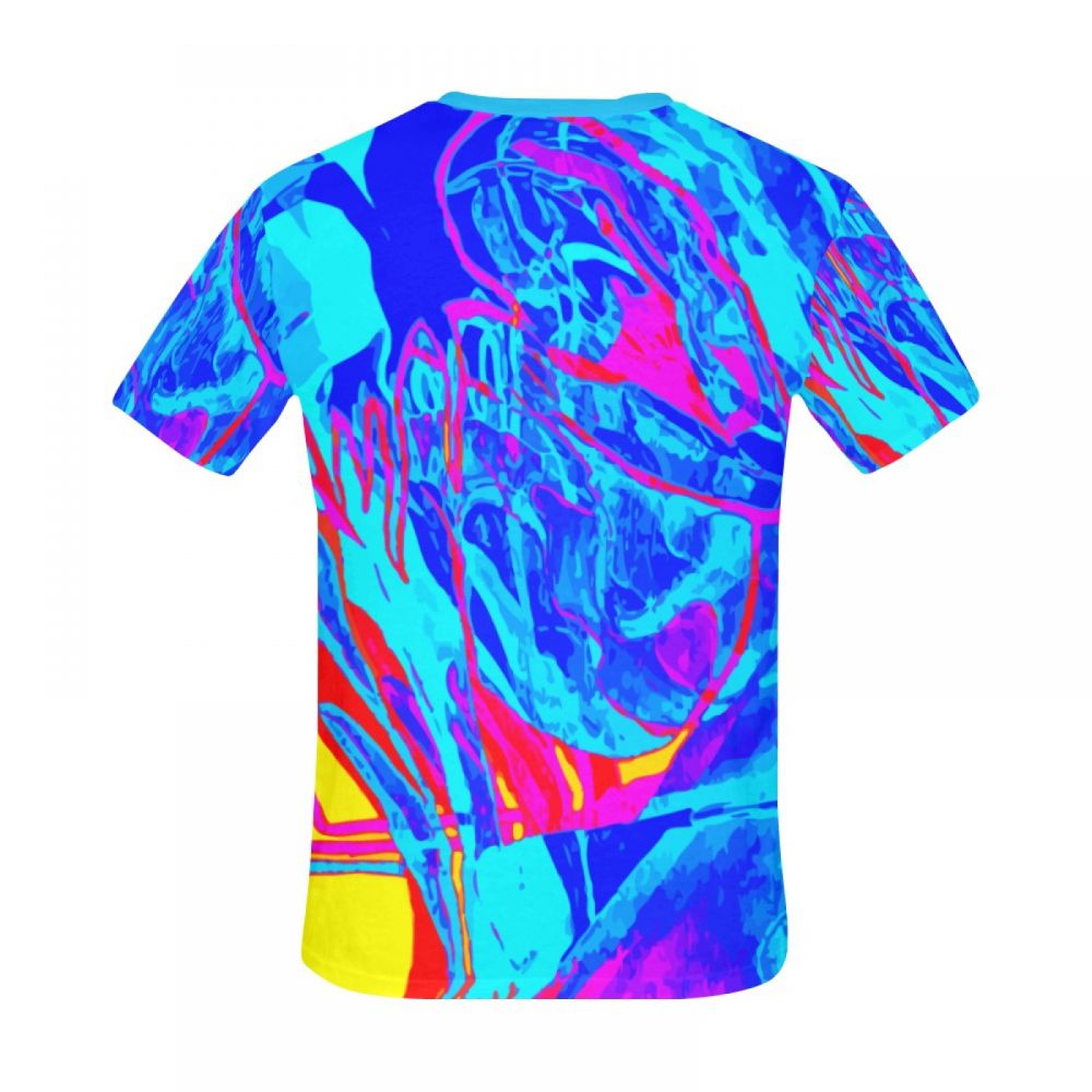 Men's Abstract Art Suffer Short T-shirt Canada