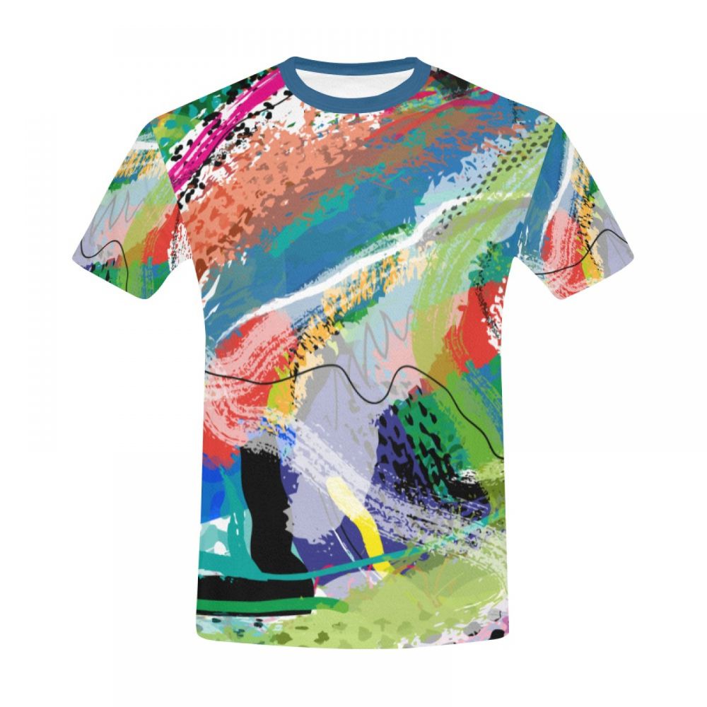 Men's Abstract Art Spring Is Coming Short T-shirt Canada