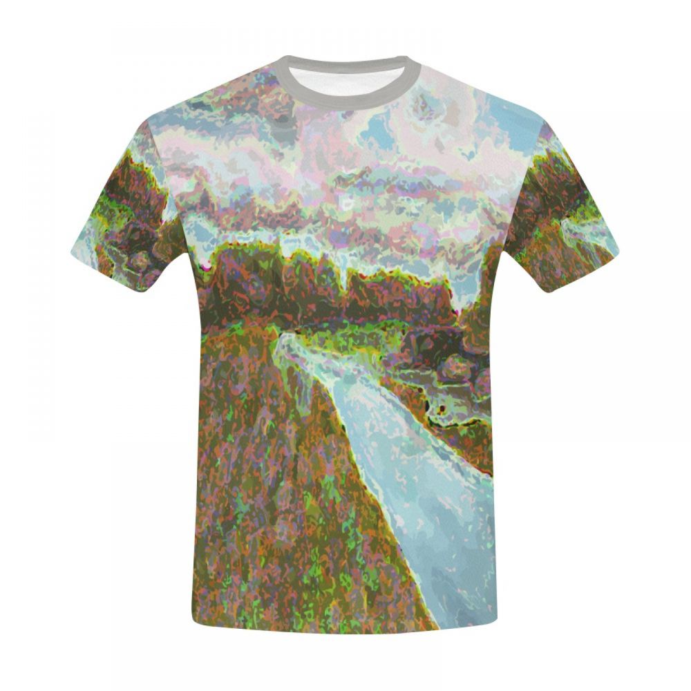 Men's Street Art Village River Short T-shirt Canada