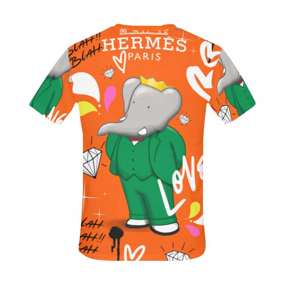 Men's Street Art Mr Elephant Short T-shirt Canada