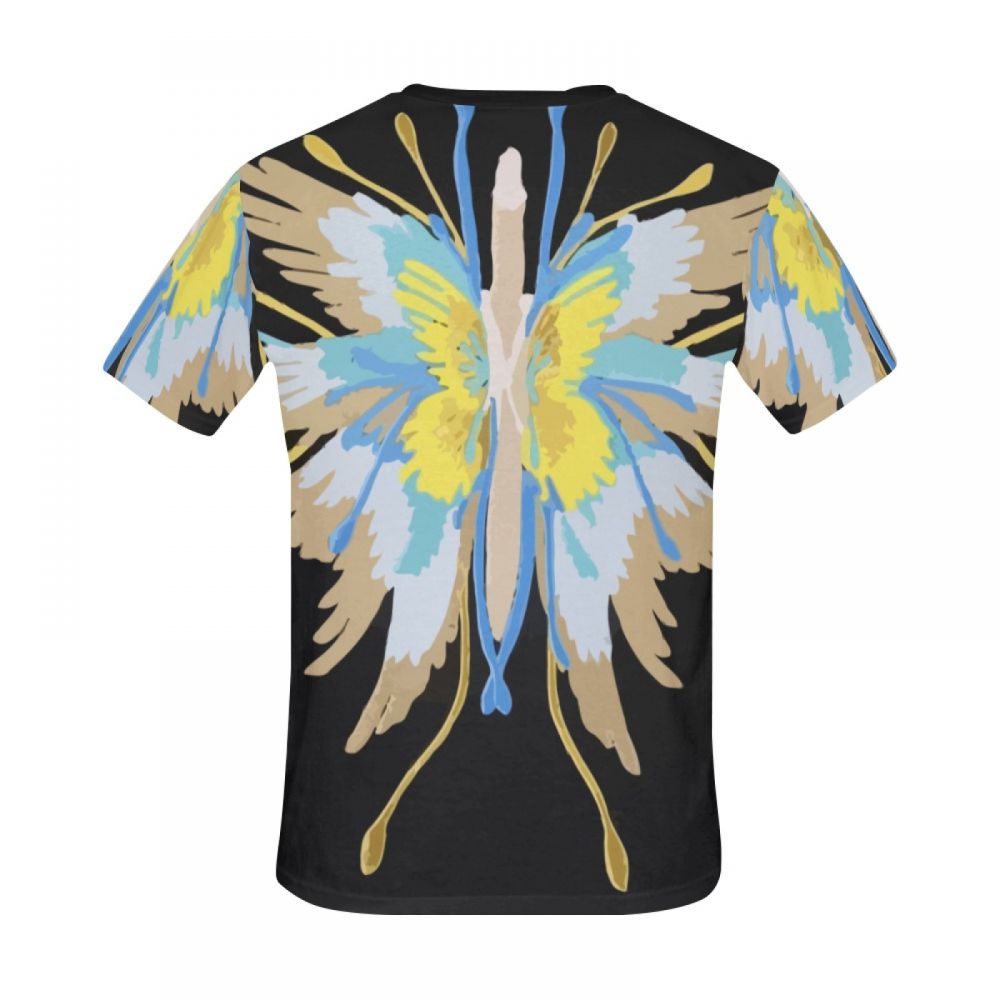 Men's Geometric Art Butterfly Short T-shirt Canada