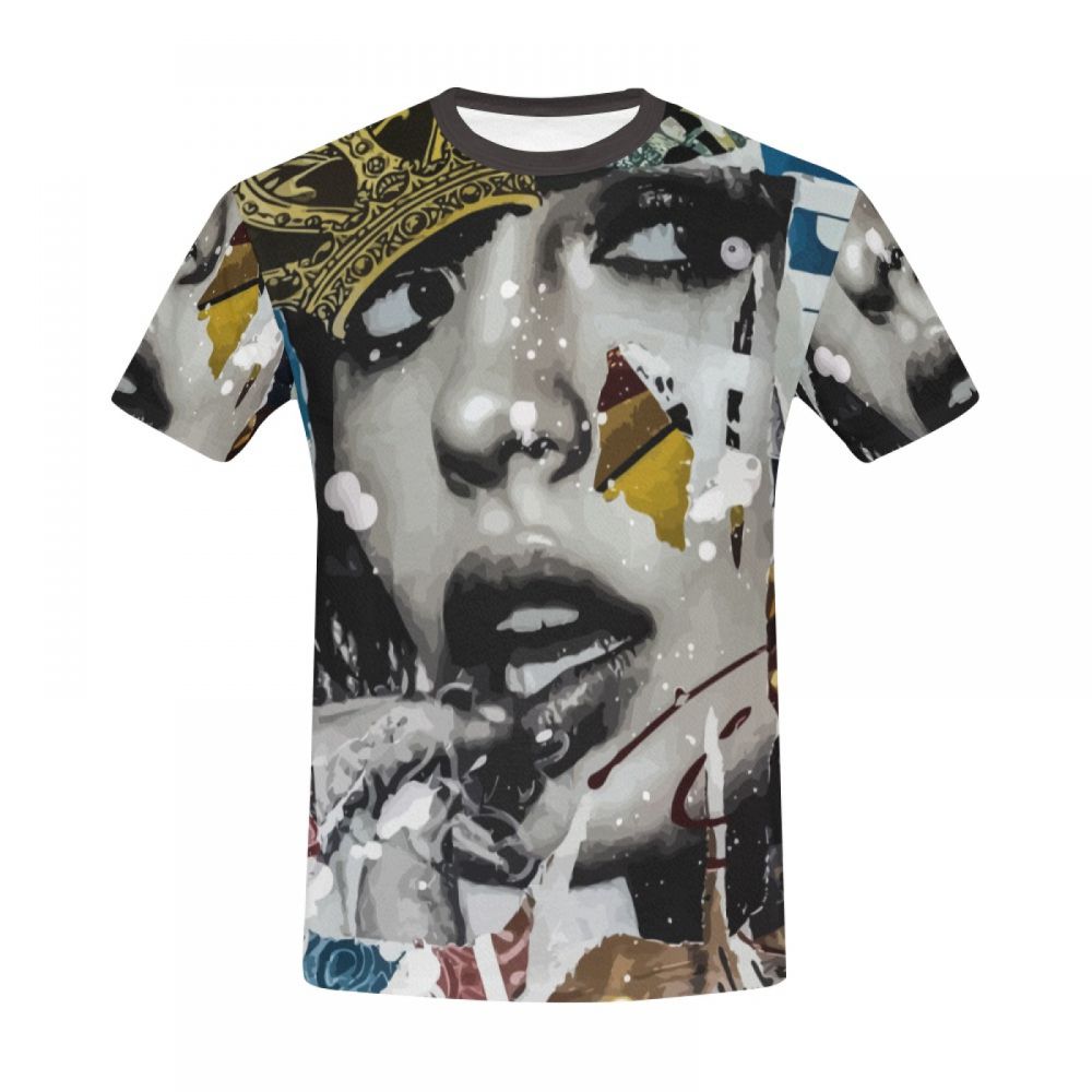 Men's Art Graffiti Glamour Queen Short T-shirt Canada