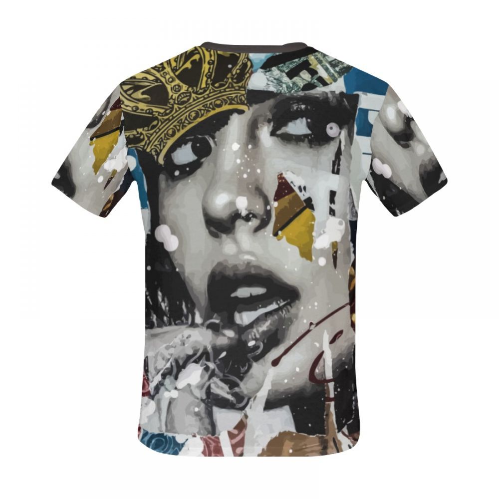 Men's Art Graffiti Glamour Queen Short T-shirt Canada