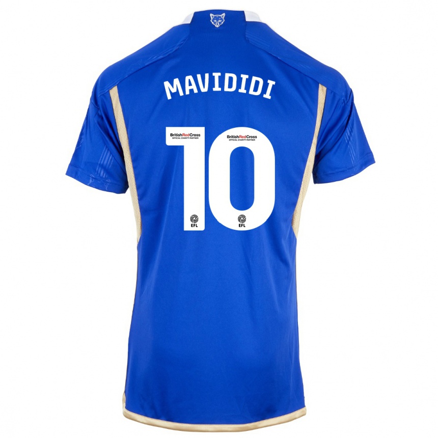 Kids Football Stephy Mavididi #10 Blue Home Jersey 2023/24 T-Shirt Canada