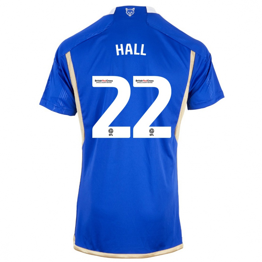 Enfant Football Maillot Kiernan Dewsbury-Hall #22 Bleu Tenues Domicile 2023/24 Canada