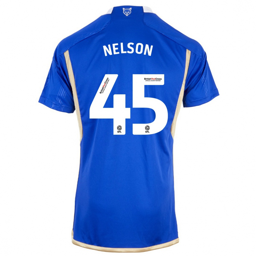 Enfant Football Maillot Ben Nelson #45 Bleu Tenues Domicile 2023/24 Canada