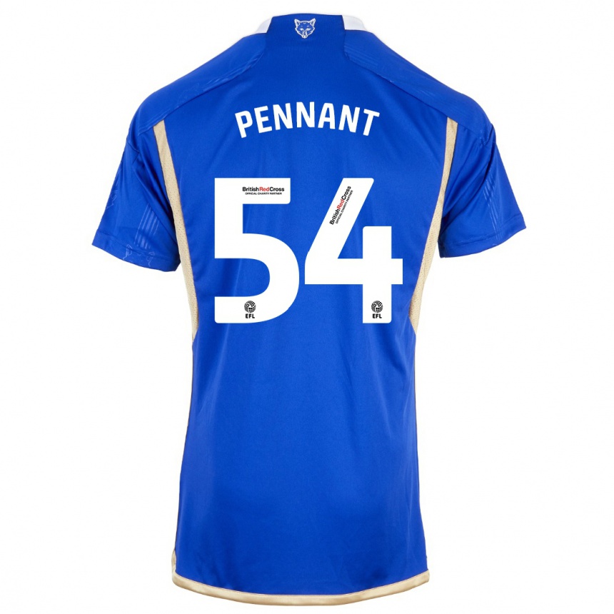 Kids Football Kian Pennant #54 Blue Home Jersey 2023/24 T-Shirt Canada