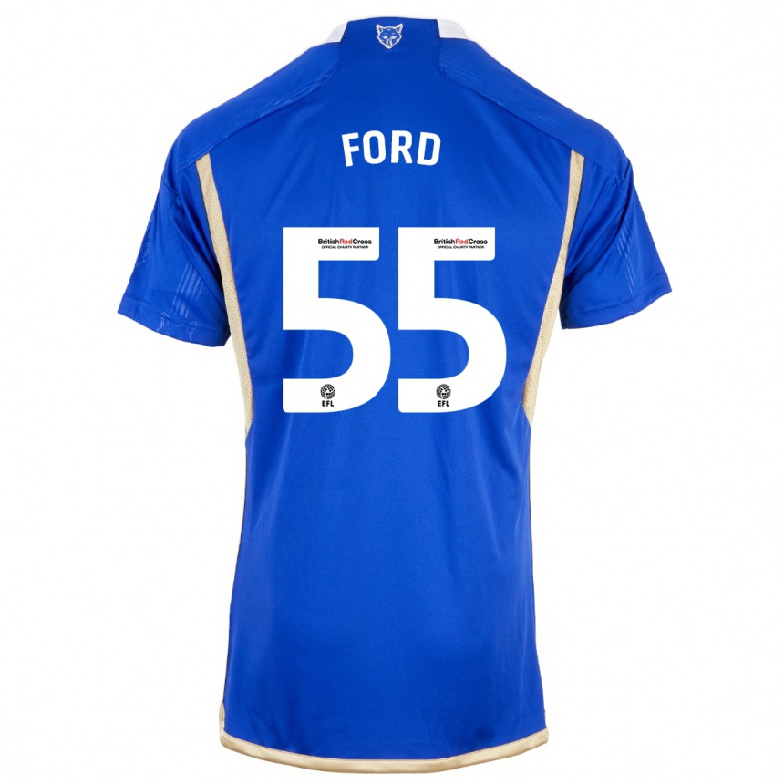 Enfant Football Maillot Harvey Godsmark-Ford #55 Bleu Tenues Domicile 2023/24 Canada