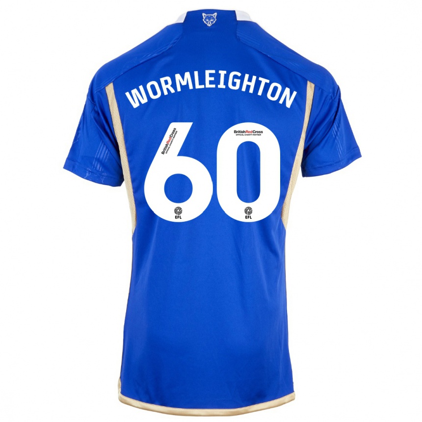 Enfant Football Maillot Joe Wormleighton #60 Bleu Tenues Domicile 2023/24 Canada