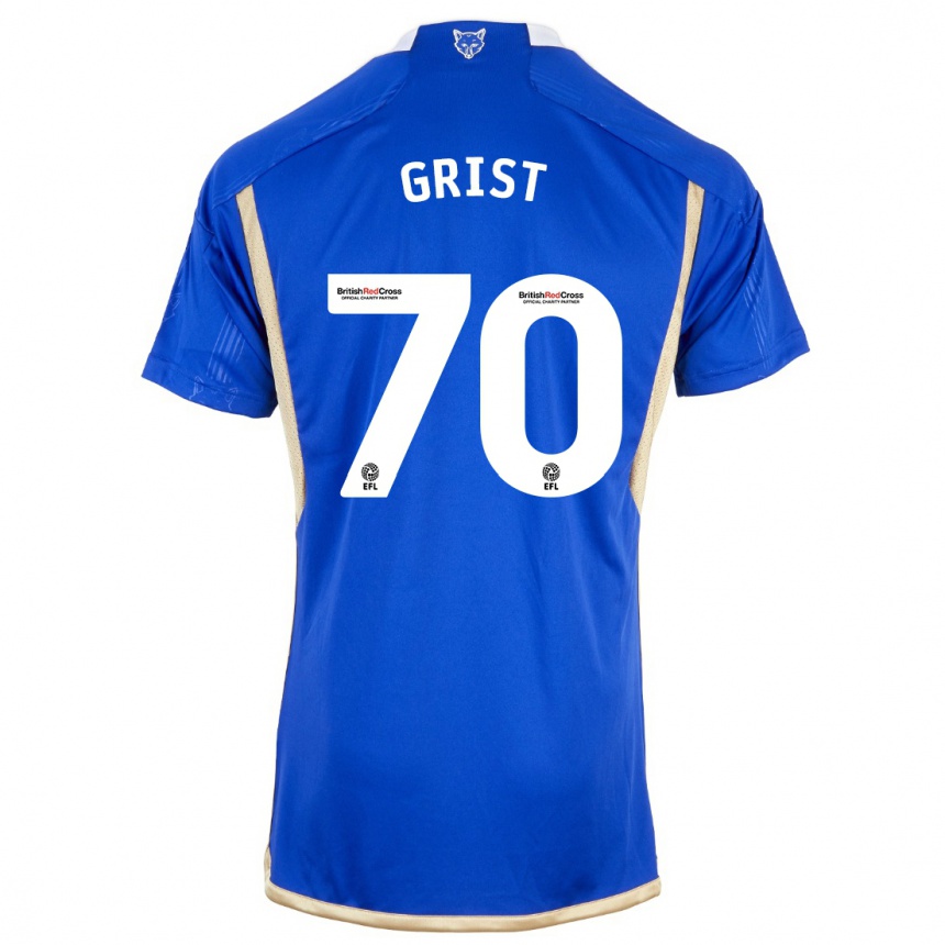 Enfant Football Maillot Ben Grist #70 Bleu Tenues Domicile 2023/24 Canada