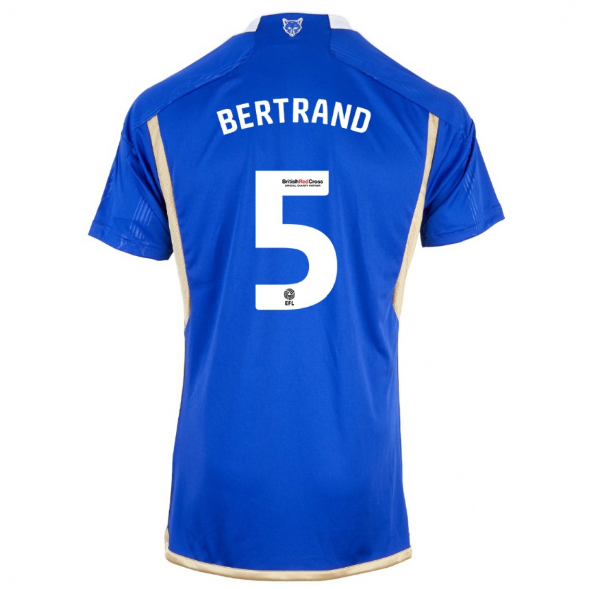 Kids Football Ryan Bertrand #5 Blue Home Jersey 2023/24 T-Shirt Canada