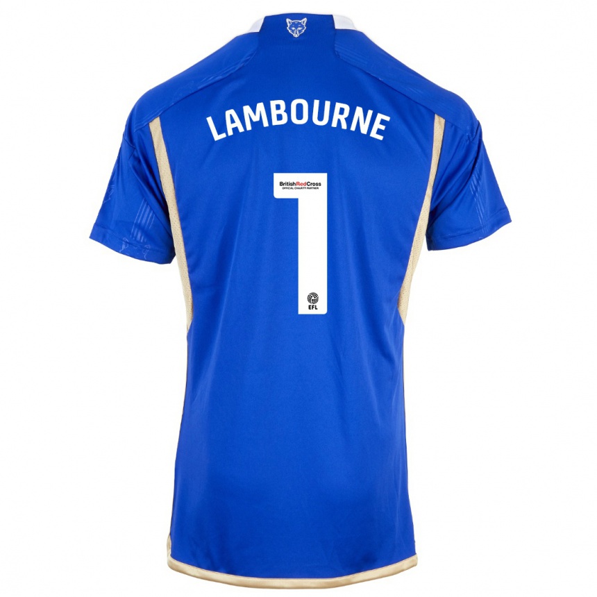 Enfant Football Maillot Demi Lambourne #1 Bleu Tenues Domicile 2023/24 Canada