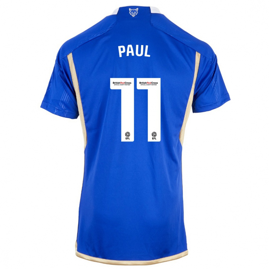 Enfant Football Maillot Lachante Paul #11 Bleu Tenues Domicile 2023/24 Canada