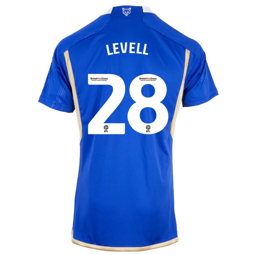 Kids Football Kirstie Levell #28 Blue Home Jersey 2023/24 T-Shirt Canada