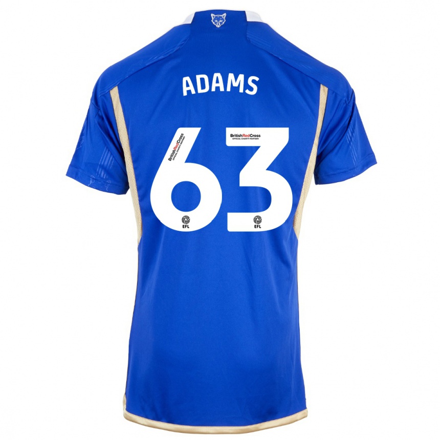 Kids Football Bayli Spencer Adams #63 Blue Home Jersey 2023/24 T-Shirt Canada