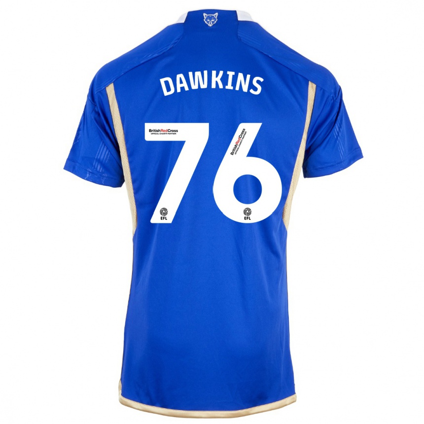 Kids Football Kartell Dawkins #76 Blue Home Jersey 2023/24 T-Shirt Canada