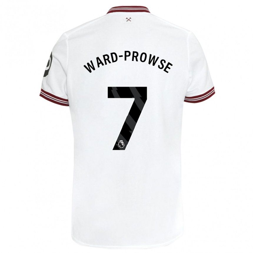 Enfant Football Maillot James Ward-Prowse #7 Blanc Tenues Extérieur 2023/24 Canada