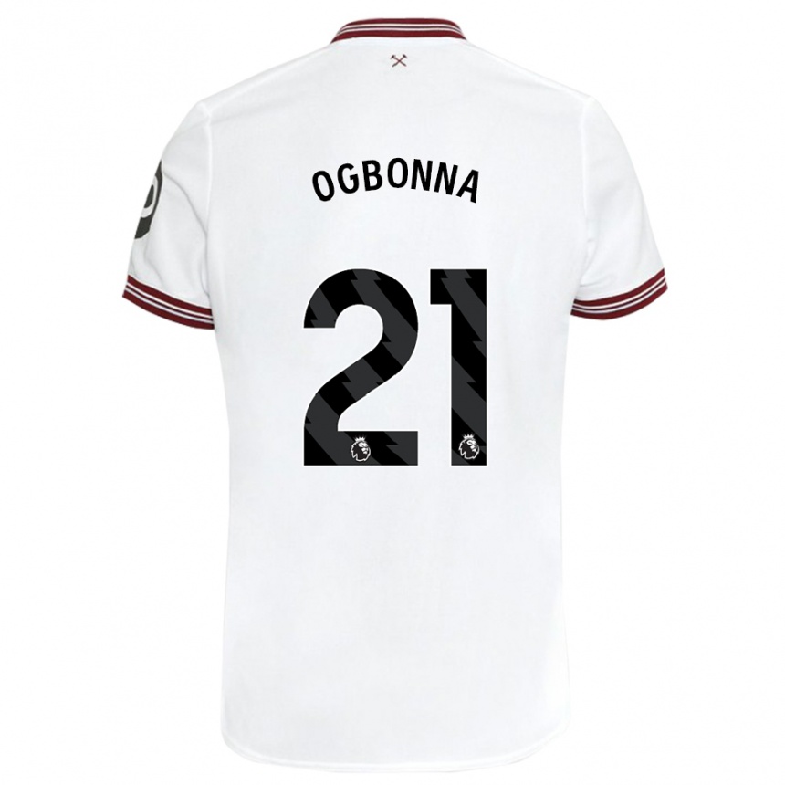 Enfant Football Maillot Angelo Ogbonna #21 Blanc Tenues Extérieur 2023/24 Canada