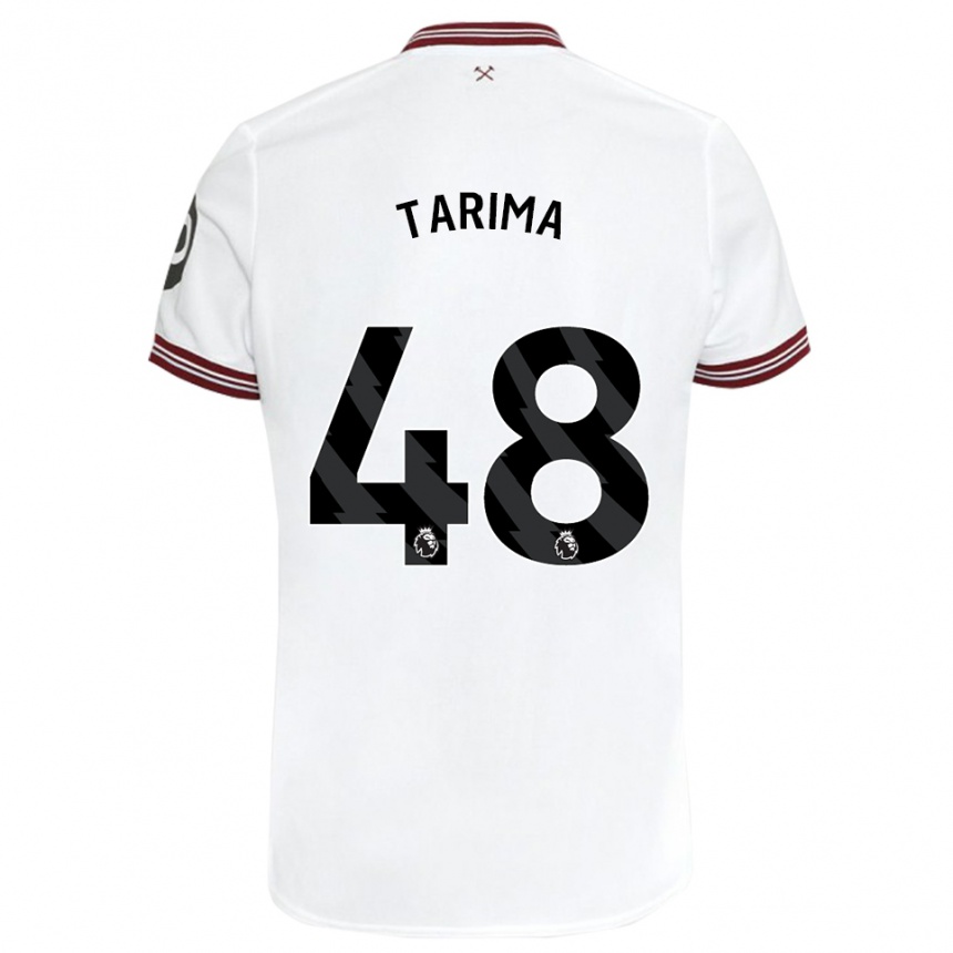 Enfant Football Maillot Sean Tarima #48 Blanc Tenues Extérieur 2023/24 Canada