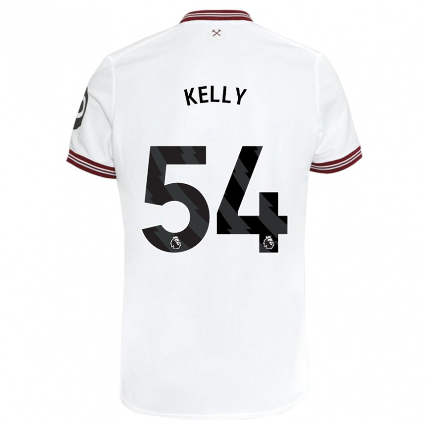 Enfant Football Maillot Patrick Kelly #54 Blanc Tenues Extérieur 2023/24 Canada