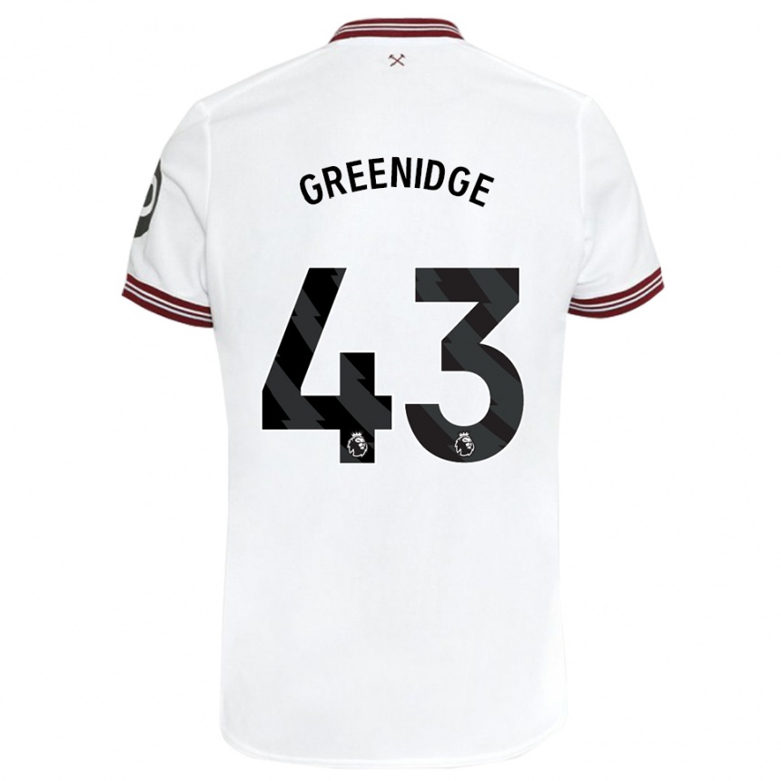 Enfant Football Maillot Will Greenidge #43 Blanc Tenues Extérieur 2023/24 Canada