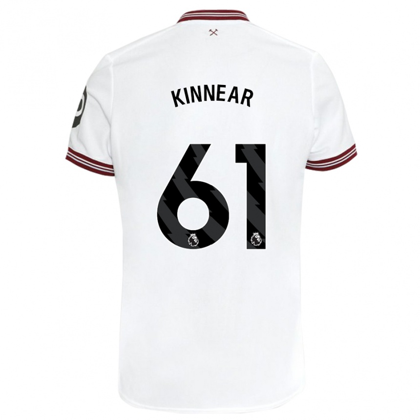 Enfant Football Maillot Brian Kinnear #61 Blanc Tenues Extérieur 2023/24 Canada