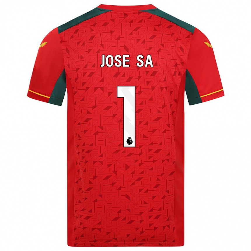 Kids Football José Sá #1 Red Away Jersey 2023/24 T-Shirt Canada