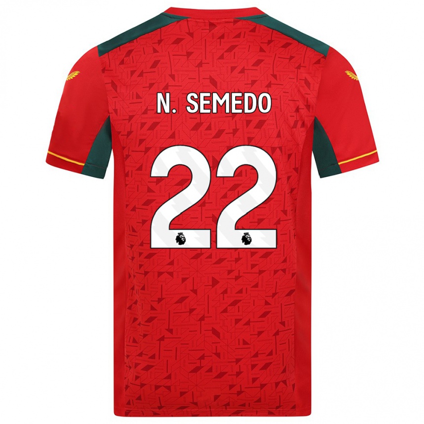 Enfant Football Maillot Nélson Semedo #22 Rouge Tenues Extérieur 2023/24 Canada