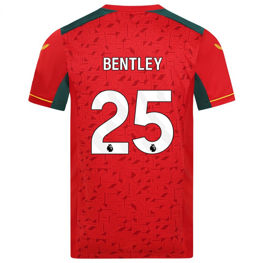 Enfant Football Maillot Daniel Bentley #25 Rouge Tenues Extérieur 2023/24 Canada