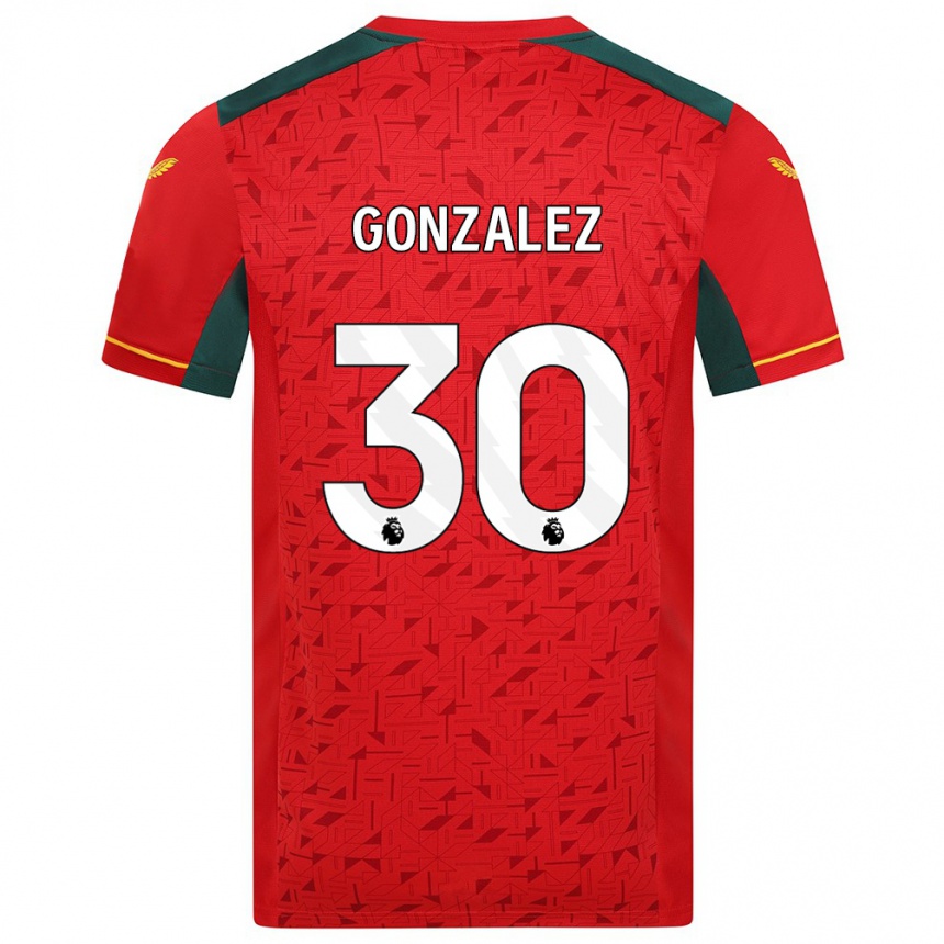 Enfant Football Maillot Enso González #30 Rouge Tenues Extérieur 2023/24 Canada